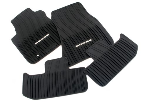 "DODGE" Mopar OEM Slush Floor Mats 11-23 Dodge Challenger - Click Image to Close